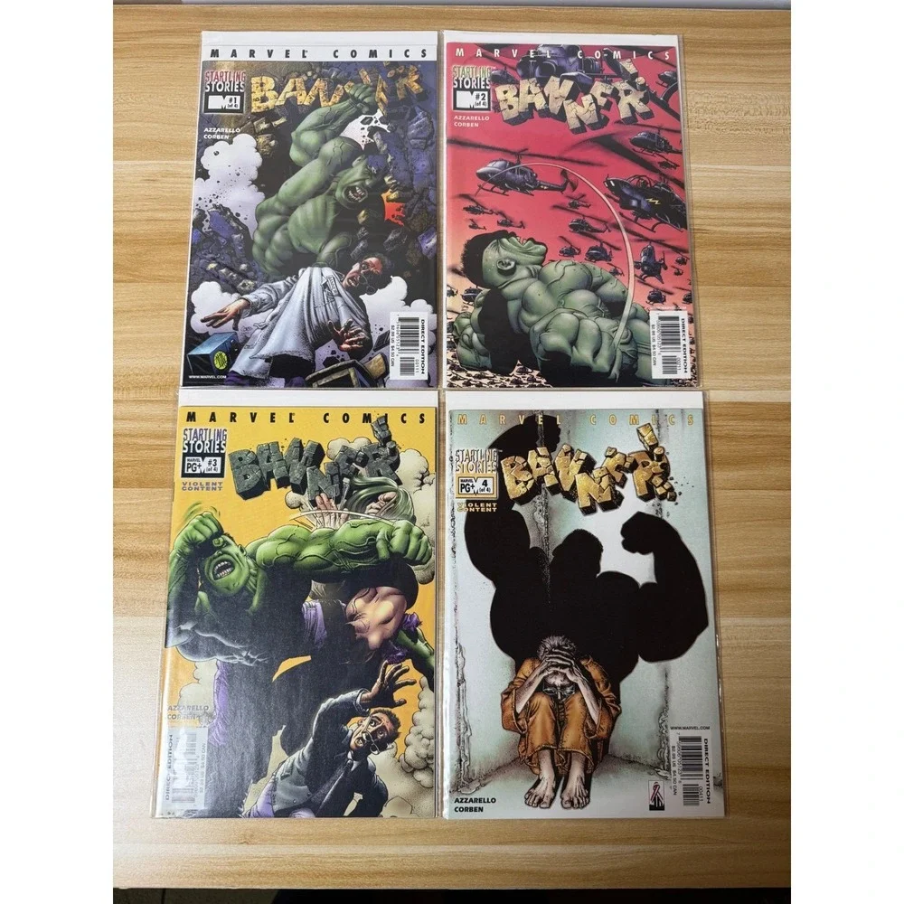 Marvel Comics Hulk Startling Stories Bakery Lot of 4 Issues 1-4 Azzarello Corben